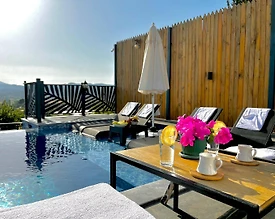 Seydikemer Girmeler'de Doğa Manzaralı, Özel Havuzlu, Jakuzili Villa - 3