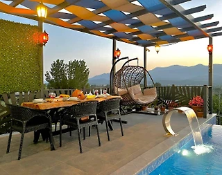 Seydikemer Girmeler'de Doğa Manzaralı, Özel Havuzlu, Jakuzili Villa - 4