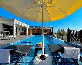 Seydikemer Girmeler'de Doğa Manzaralı, Özel Havuzlu, Lüks Villa - 2