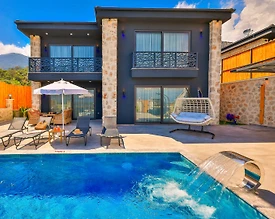 Seydikemer Karadere'de Doğa İçerisinde, Özel Havuzlu, Jakuzili Villa - 3