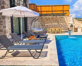 Seydikemer Karadere'de Otantik Mimarili, Özel Havuzlu, 2+1 Villa - 2