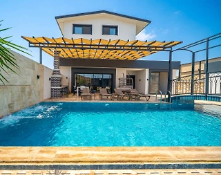Seydikemer Kumluova'da Modern Tasarımlı, Özel Havuzlu, Lüks Villa - 3
