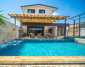 Seydikemer Kumluova'da Modern Tasarımlı, Özel Havuzlu, Lüks Villa - 3
