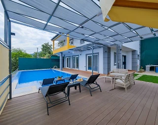 Muğla Seydikemer'de Geniş Ailelere Uygun, Özel Havuzlu, Lüks Villa - 1