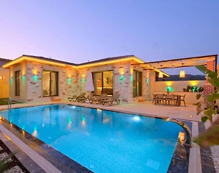 Seydikemer Zorlar'da Bohem Tasarımlı, Özel Havuzlu, Saunalı Villa - 1