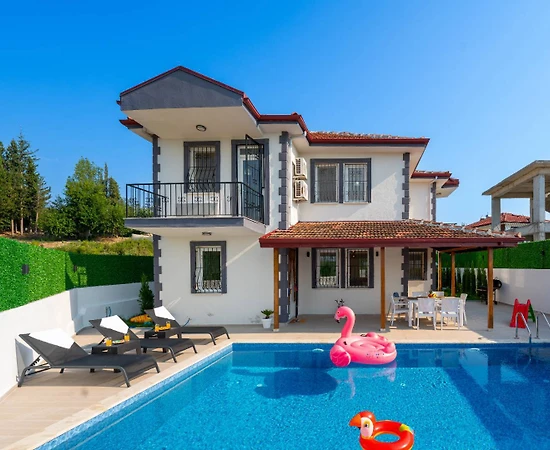 Muğla Seydikemer'de Kalabalık Ailelere Uygun, Özel Havuzlu, Lüks Villa - 1