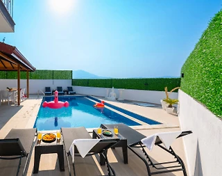 Muğla Seydikemer'de Kalabalık Ailelere Uygun, Özel Havuzlu, Lüks Villa - 5