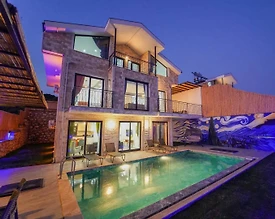 Muğla Seydikemer'de Sakin Konumda, Özel Havuzlu, Saunalı Villa - 3