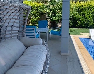 Çeşme Şifne'de Denize Yakın Konumda, Özel Havuzlu, Lüks Villa - 5