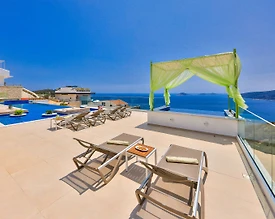 Kaş Kalkan'da Göz Alıcı Manzaralı, Özel Havuzlu, Lüks Villa - 3