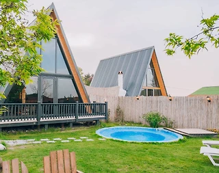 Sapanca Şükriye'de Doğa İçinde, Özel Havuzlu, Şömineli Bungalov - 4