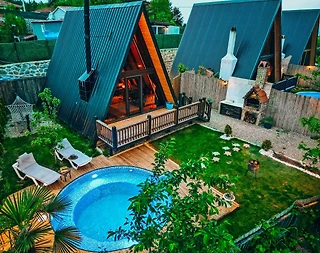 Sapanca Şükriye'de Doğa İçinde, Özel Havuzlu, Şömineli Bungalov - 5