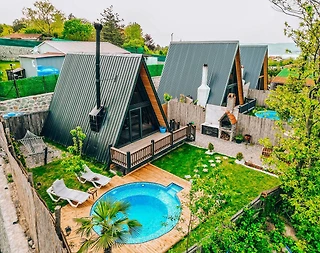 Sapanca Şükriye'de Doğa İçinde, Özel Havuzlu, Şömineli Bungalov - 1
