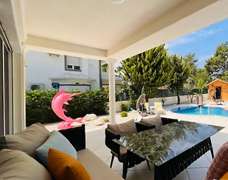 Kemer Kiriş'te Merkeze Yakın Konumda, Özel Havuzlu, Konforlu Villa - 5