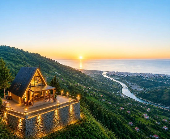 Rize Ardeşen'de Doğa İle İç İçe, 4 Kişilik, Konforlu Bungalov - 1
