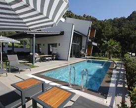 Marmaris Turunç'ta Enfes Doğa İçerisinde, Özel Havuzlu, Modern Villa - 2