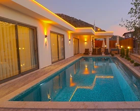 Kaş Bezirgan'da Yeşillikler İçerisinde, Özel Havuzlu, Konforlu Villa - 3