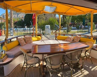 Fethiye Göcek'in Masmavi Sularında, 3 Kamaralı, Konforlu Gulet - 3