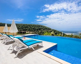 Kaş İslamlar'da Sessiz Konumda, Özel Havuzlu, Modern Tasarımlı Villa - 3