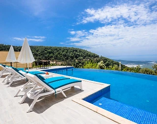 Kaş İslamlar'da Sessiz Konumda, Özel Havuzlu, Modern Tasarımlı Villa - 3