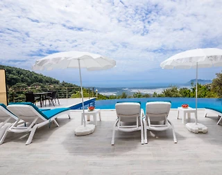 Kaş İslamlar'da Sessiz Konumda, Özel Havuzlu, Modern Tasarımlı Villa - 4