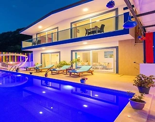 Kaş Üzümlü'de Doğa İçerisinde, Özel Havuzlu, 4 Kişilik, Konforlu Villa - 3