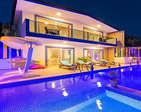 Kaş Üzümlü'de Doğa İçerisinde, Özel Havuzlu, 4 Kişilik, Konforlu Villa - 2