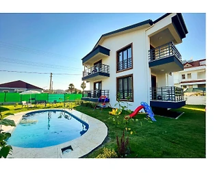 Fethiye Çiftlik'te Plaja Yürüme Mesafesinde, Özel Havuzlu, Şık Villa - 3