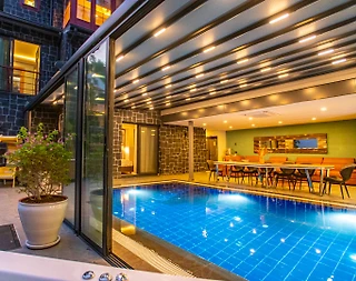 Fethiye Ölüdeniz'de Kalabalık Ailelere Uygun, Özel Havuzlu, Lüks Villa - 5