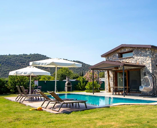 Fethiye Kayaköy'de Benzersiz Doğa İçerisinde, Özel Havuzlu, Lüks Villa - 1