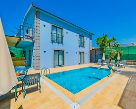 Fethiye'de Kalabalık Aileler için Uygun, Özel Havuzlu, Modern Villa - 3
