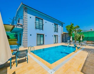 Fethiye'de Kalabalık Aileler için Uygun, Özel Havuzlu, Modern Villa - 3