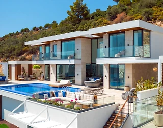 Kaş Kalkan'da Sakin Konumda, Özel Havuzlu, Modern Kiralık Villa - 4