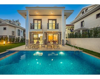 Fethiye Ölüdeniz'de Kalabalık Ailelere Uygun, Özel Havuzlu, Kiralık Villa - 3