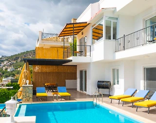 Kaş Kalkan'da Geniş Ailelere Uygun, Özel Havuzlu, Modern Villa - 4