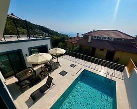 Fethiye Faralya'da Sakin Konumda, Özel Havuzlu, İkiz Villa - 2