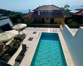 Fethiye Faralya'da Sakin Konumda, Özel Havuzlu, İkiz Villa - 3