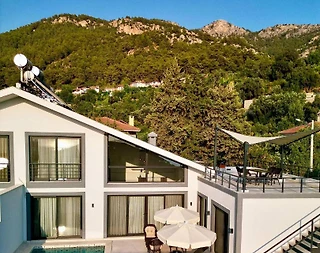 Fethiye Faralya'da Sakin Konumda, Özel Havuzlu, İkiz Villa - 4