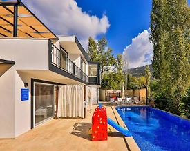 Kaş İslamlar'da Muhteşem Doğada, Özel Havuzlu, Kiralık Villa - 3