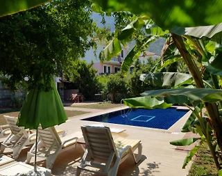 Fethiye Ölüdeniz'de Yemyeşil Doğada, Özel Havuzlu, Otantik Villa - 2