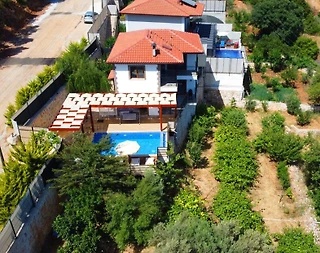 Kaş Pınarbaşı'nda Çekirdek Ailelere Uygun, Özel Havuzlu, Modern Villa - 1