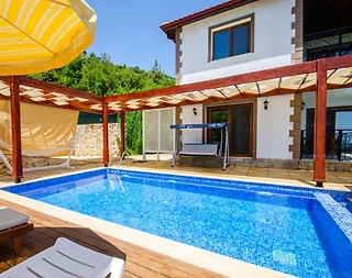 Kaş Pınarbaşı'nda Çekirdek Ailelere Uygun, Özel Havuzlu, Modern Villa - 2