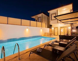 Kaş Andifli'de Doğayla Baş Başa, Özel Havuzlu, İkiz Villa - 2