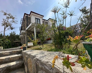 Datça İskele'de Şehrin Gürültüsünden Uzakta, Bahçeli, Kiralık Villa - 1