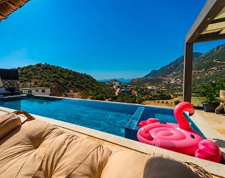 Kaş Bezirgan'da Enfes Doğa Manzaralı, Özel Havuzlu, Lüks Villa - 3