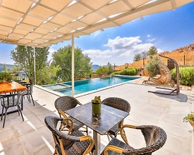 Kaş Çukurbağ'da Doğa Manzaralı, Özel Havuzlu, 8 Kişilik, Kiralık Villa - 3