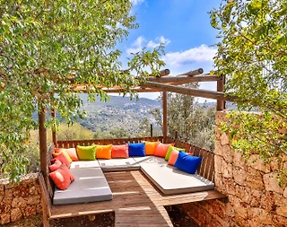 Kaş Çukurbağ'da Doğa Manzaralı, Özel Havuzlu, 8 Kişilik, Şık Villa - 5