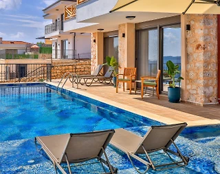 Kaş Çukurbağ'da Çekirdek Ailelere Uygun, Özel Havuzlu, Taş Villa - 5