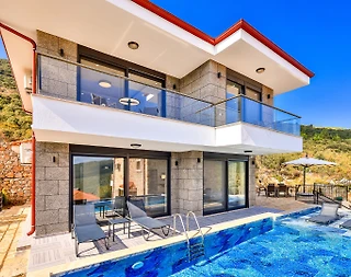 Kaş Çukurbağ'da Göz Alıcı Doğa Manzaralı, Özel Havuzlu, Lüks Villa - 1