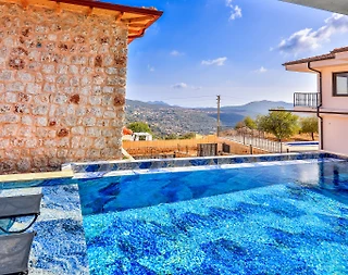 Kaş Çukurbağ'da Göz Alıcı Doğa Manzaralı, Özel Havuzlu, Lüks Villa - 5